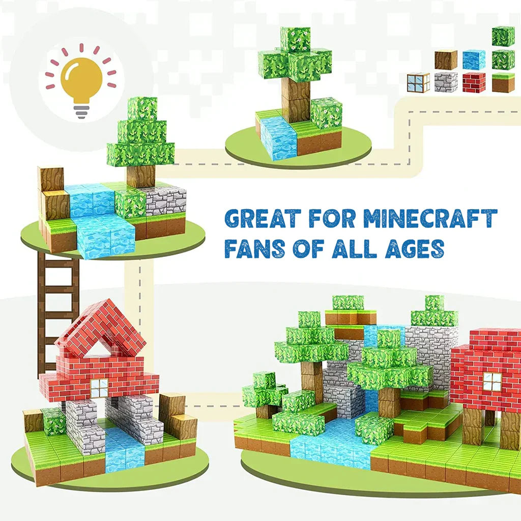 Minecraft Learning Magnetic Building Blocks